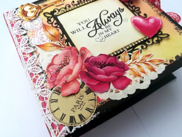 Love and Birthday Handmade Quilled Scrapbook image Love and Birthday Handmade Quilled Scrapbook image