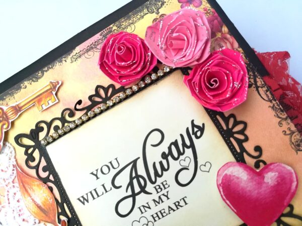 Love and Birthday Handmade Quilled Scrapbook image Love and Birthday Handmade Quilled Scrapbook image