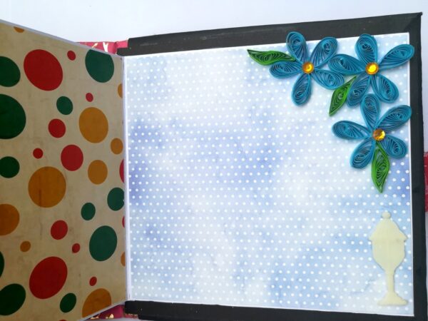 Love and Birthday Handmade Quilled Scrapbook image Love and Birthday Handmade Quilled Scrapbook image