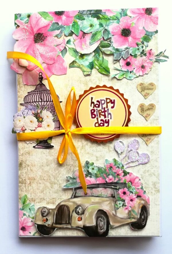 Sparkling Birthday Card/ Mini Scrapbook Gift image