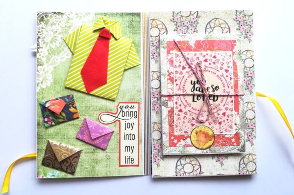 Sparkling Birthday Card/ Mini Scrapbook Gift image