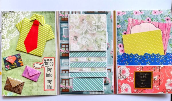 Sparkling Birthday Card/ Mini Scrapbook Gift image