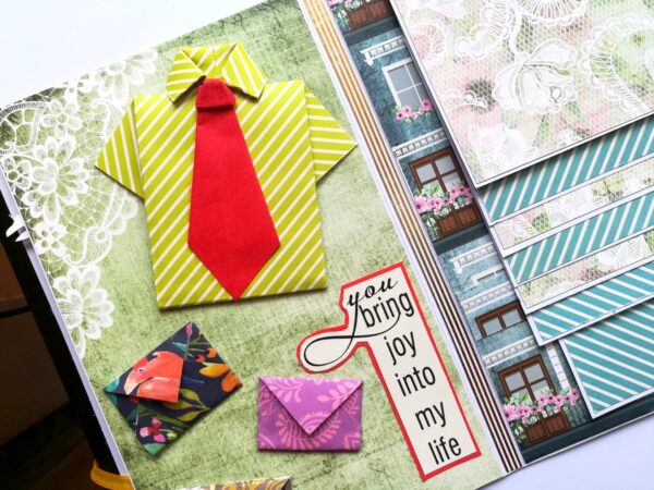 Sparkling Birthday Card/ Mini Scrapbook Gift image