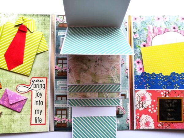 Sparkling Birthday Card/ Mini Scrapbook Gift image