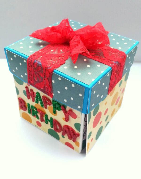 Happy Birthday Explosion box card gift image