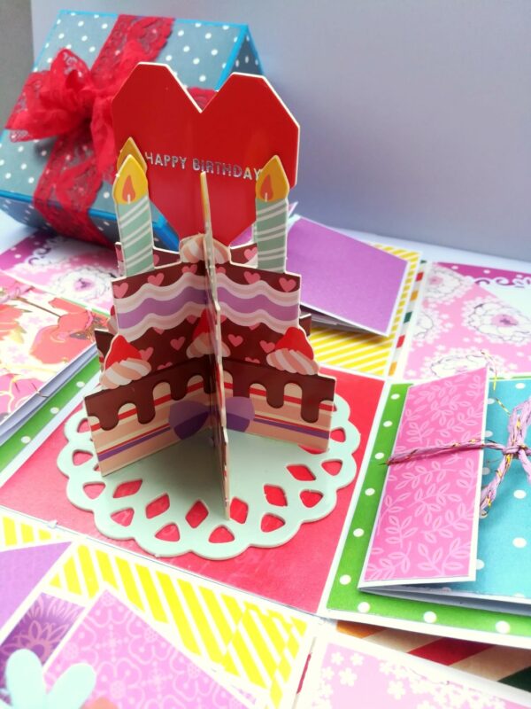 Happy Birthday Explosion box card gift image