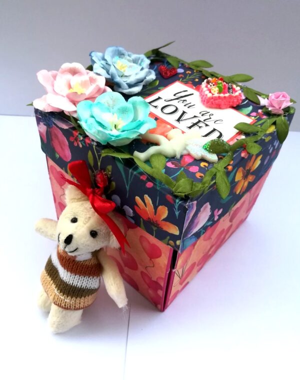 Too Much Love 5 Layer Exploding Card Box image Too Much Love 5 Layer Exploding Card Box image