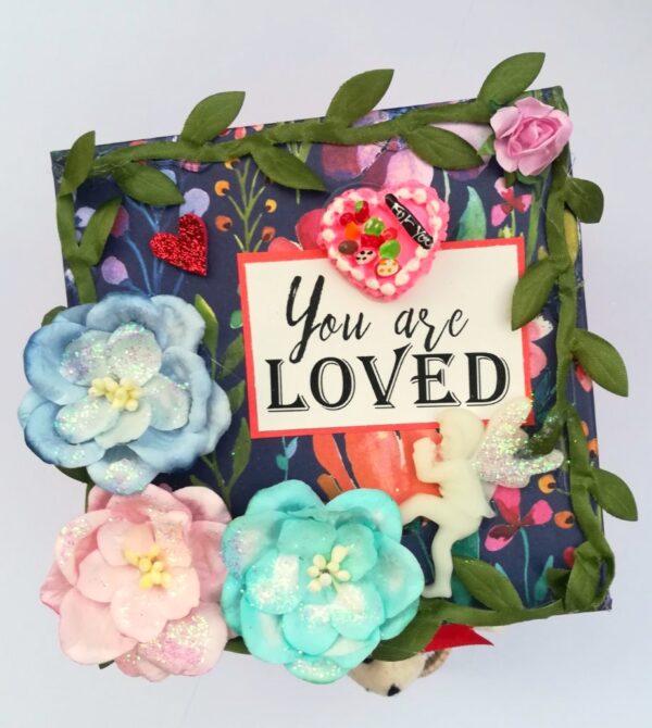 Too Much Love 5 Layer Exploding Card Box image Too Much Love 5 Layer Exploding Card Box image