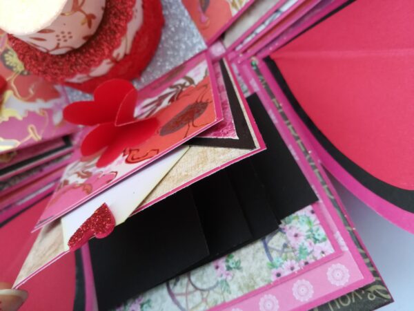 Too Much Love 5 Layer Exploding Card Box image Too Much Love 5 Layer Exploding Card Box image