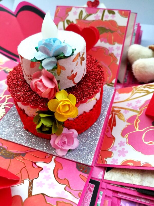 Too Much Love 5 Layer Exploding Card Box image Too Much Love 5 Layer Exploding Card Box image