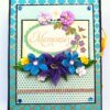 Sparkling Aqua Themed Scrapbook Album image