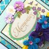 Sparkling Aqua Themed Scrapbook Album image