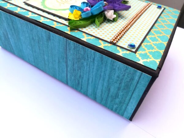 Sparkling Aqua Themed Scrapbook Album image
