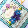 Sparkling Aqua Themed Scrapbook Album image