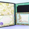 Sparkling Aqua Themed Scrapbook Album image