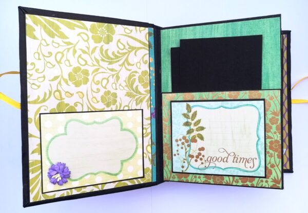Sparkling Aqua Themed Scrapbook Album image