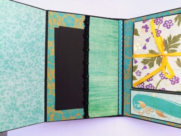 Sparkling Aqua Themed Scrapbook Album image