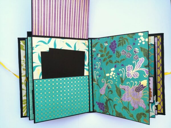 Sparkling Aqua Themed Scrapbook Album image