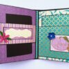 Sparkling Aqua Themed Scrapbook Album image