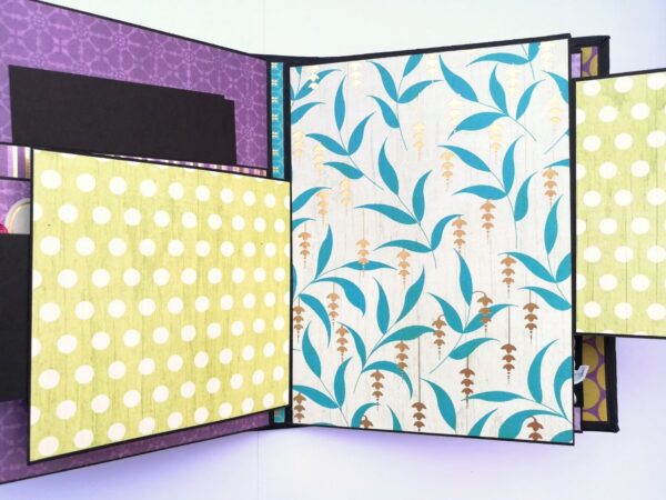 Sparkling Aqua Themed Scrapbook Album image
