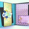 Sparkling Aqua Themed Scrapbook Album image