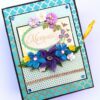 Sparkling Aqua Themed Scrapbook Album image