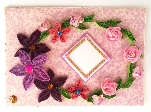 Purple Themed Greeting Card image