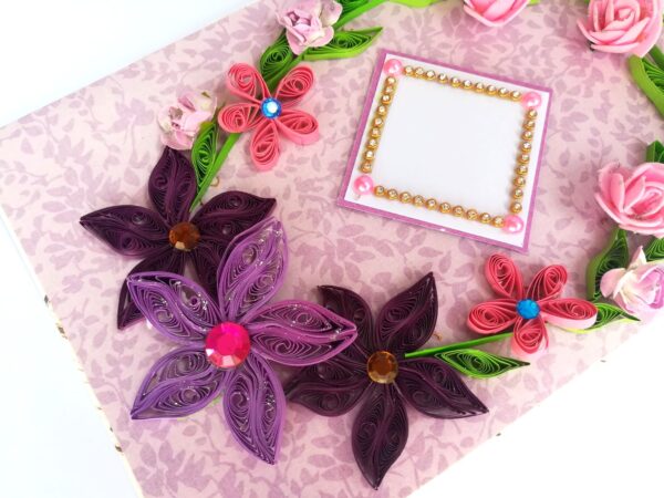 Purple Themed Greeting Card image