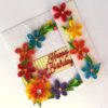 Multicolored Quilled Mini Scrapbook Greeting Card image