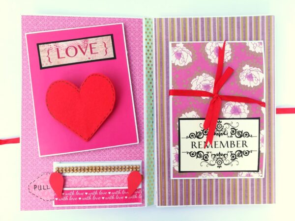 Sparkling Handmade Card/ Mini Scrapbook Gift image