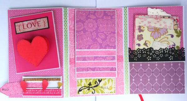 Sparkling Handmade Card/ Mini Scrapbook Gift image