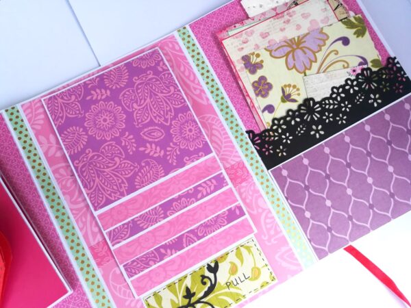 Sparkling Handmade Card/ Mini Scrapbook Gift image