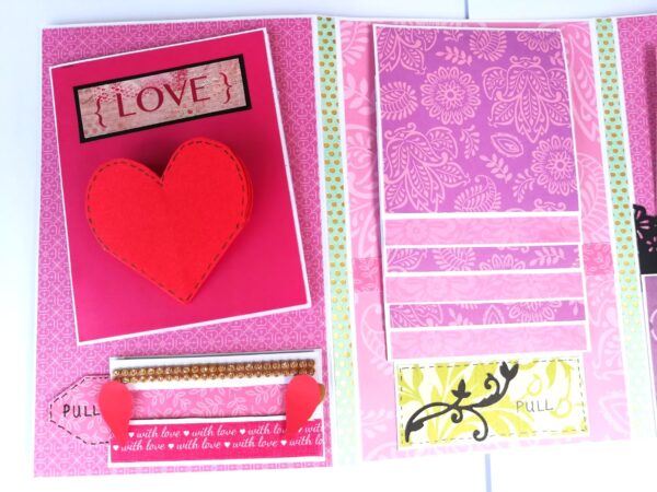 Sparkling Handmade Card/ Mini Scrapbook Gift image
