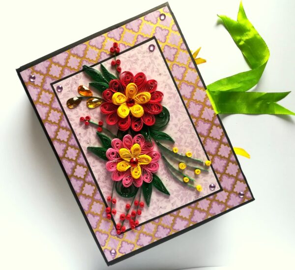 Multicolored Quilled Scrapbook All Occassion image