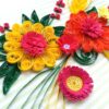 Yellow and Orange Quilled Greeting Card image