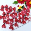 Quilled Love Tree With Birds Greeting Card image