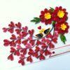 Quilled Love Tree With Birds Greeting Card image