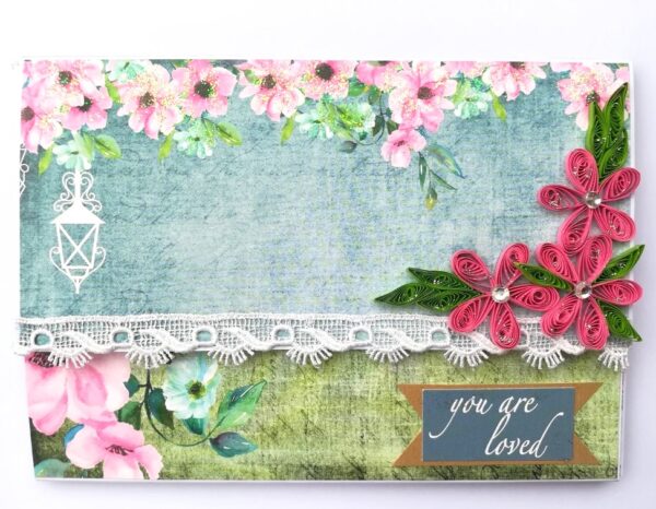 Handmade Paper Clutch Bag Mini Scrapbook image