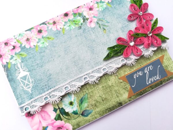 Handmade Paper Clutch Bag Mini Scrapbook image