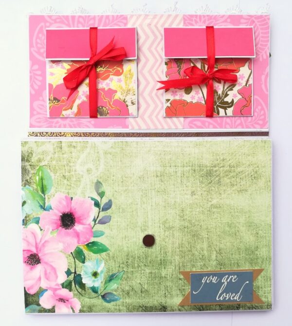 Handmade Paper Clutch Bag Mini Scrapbook image