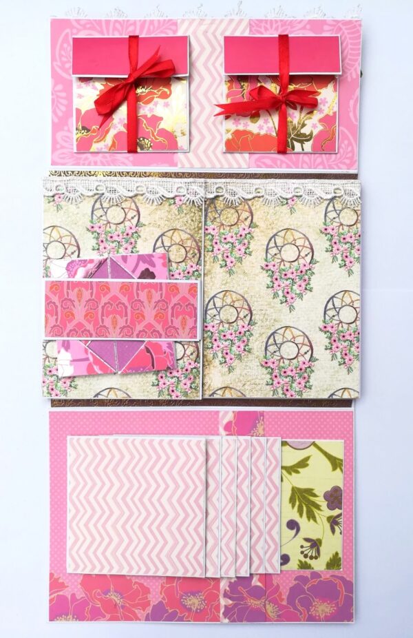 Handmade Paper Clutch Bag Mini Scrapbook image