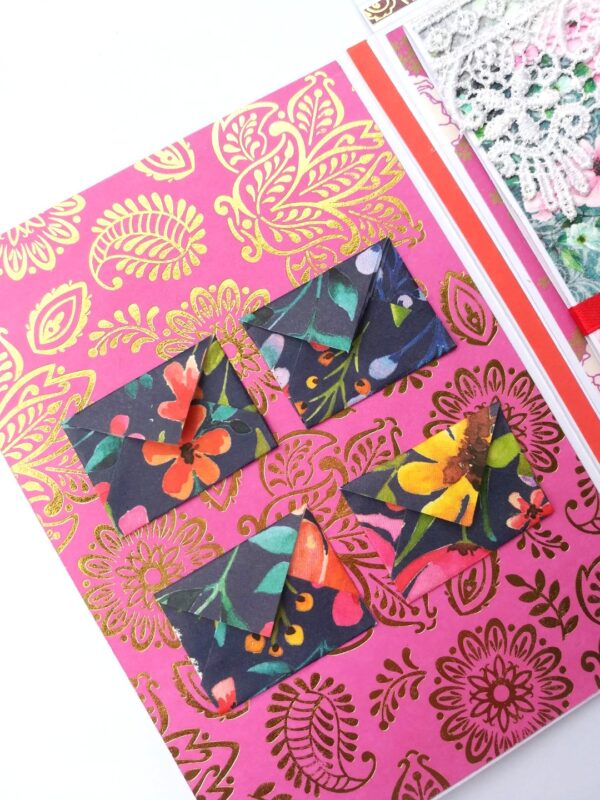 Handmade Paper Clutch Bag Mini Scrapbook image