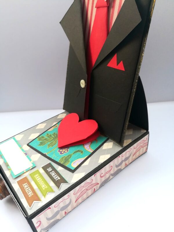 Men Card With Drawer Gift Greeting image