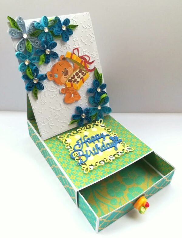 Card With Drawer Gift Greeting Card - D 14 image