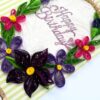 Purple Themed Quilled Greeting Card image