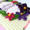 Purple Themed Quilled Greeting Card image