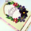 Purple Themed Quilled Greeting Card image