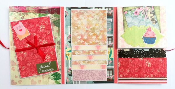 Sparkling Birthday Card/ Mini Scrapbook Gift image Sparkling Birthday Card/ Mini Scrapbook Gift image