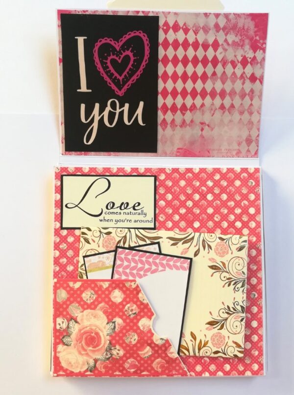 Multifold Mini Scrapbook Gift image Multifold Mini Scrapbook Gift image