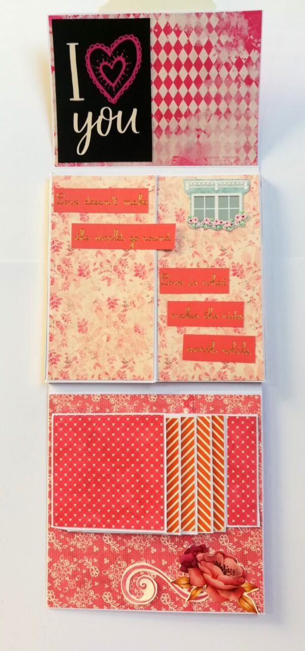 Multifold Mini Scrapbook Gift image Multifold Mini Scrapbook Gift image